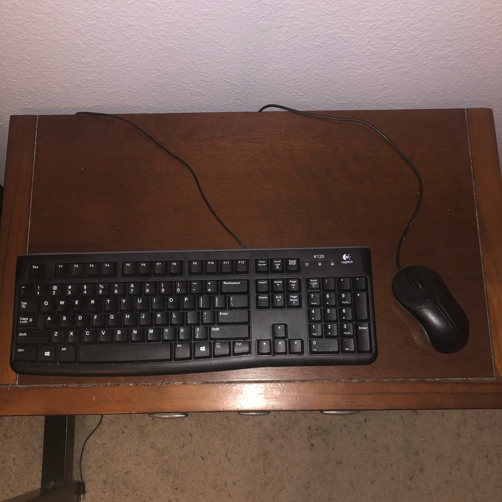 Logitech Keyboard & Dell Mouse